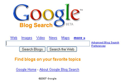 Google Blog Search