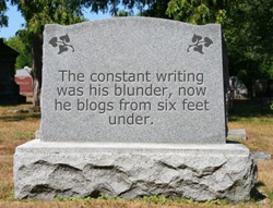 Blogger Tombstone